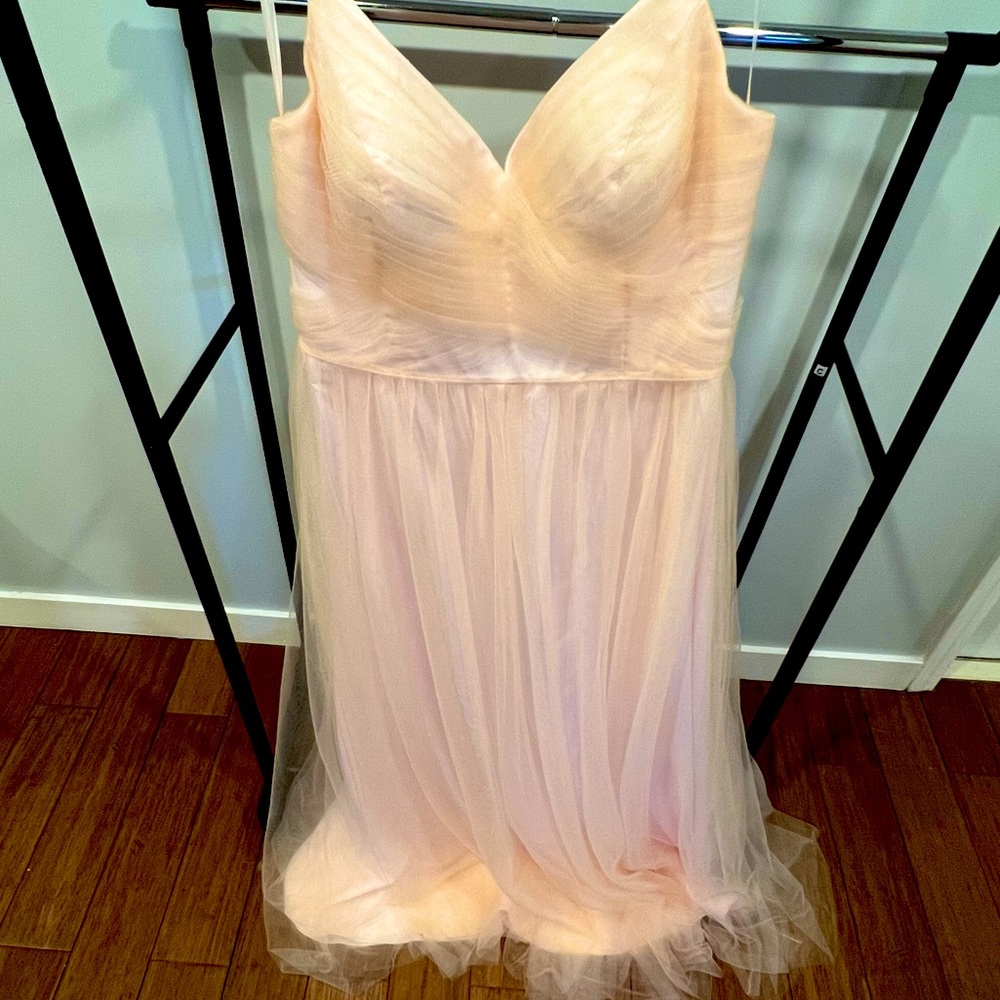 BHLDN Peach Tulle Dress - Never Worn!